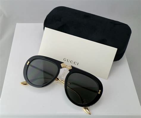 gucci flip top pilot sunglasses|Gucci foldable aviator sunglasses.